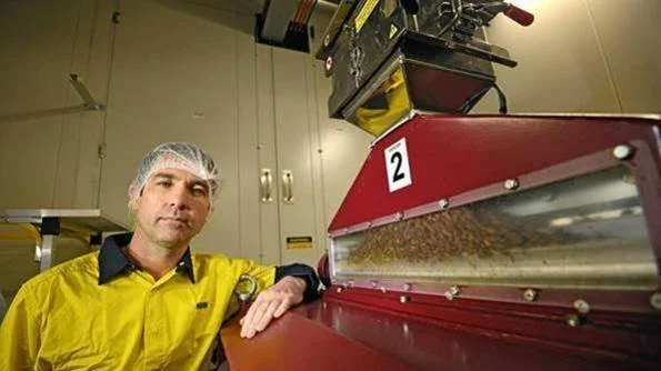Smithtown Factory Worker Next to Roaster