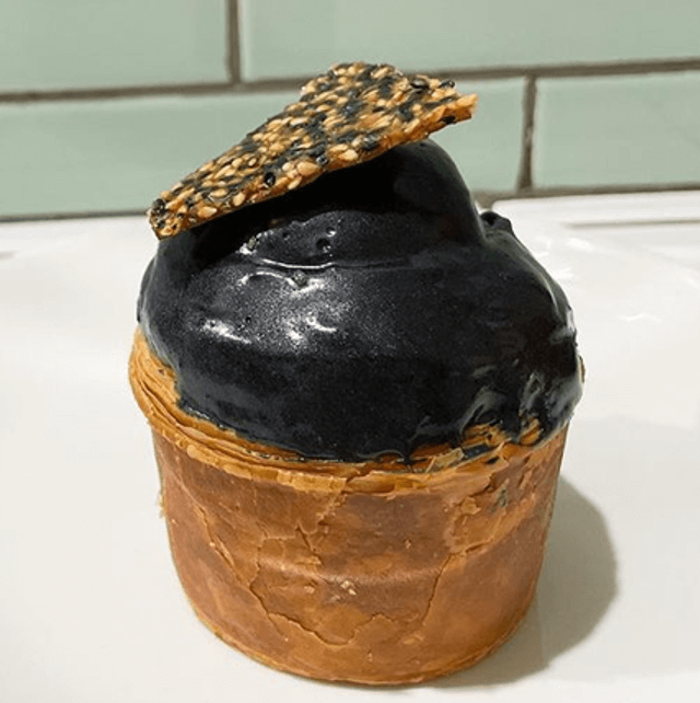 Black Sesame Cruffin from Queens Fine Pastry, Tasmania