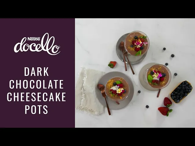 Dark Chocolate Cheesecake by Docello