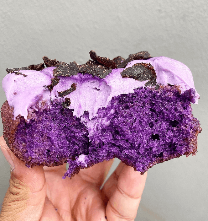 Ube tiramisu truffle cake donut from DONUT PAPI, Sydney