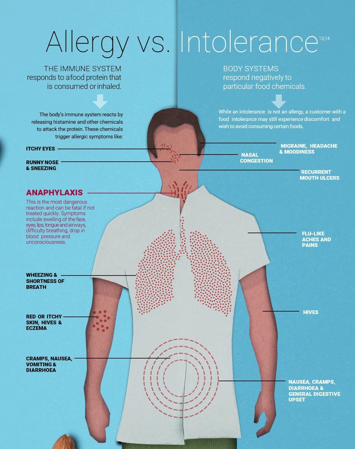 Food Allergy vs. Intolerance