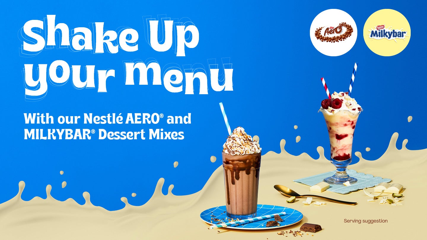 NESTLÉ AERO &amp; MILKYBAR Dessert Mixes