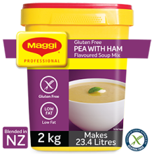 MAGGI Gluten Free PEA with Ham Flavoured Soup Mix. 2kg