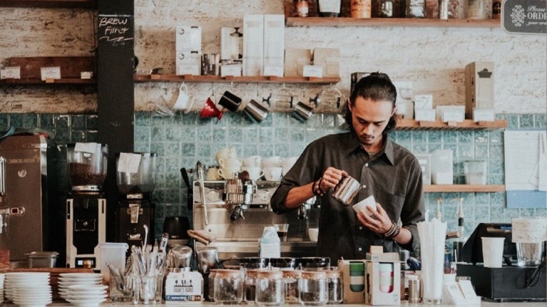 cafe worker
