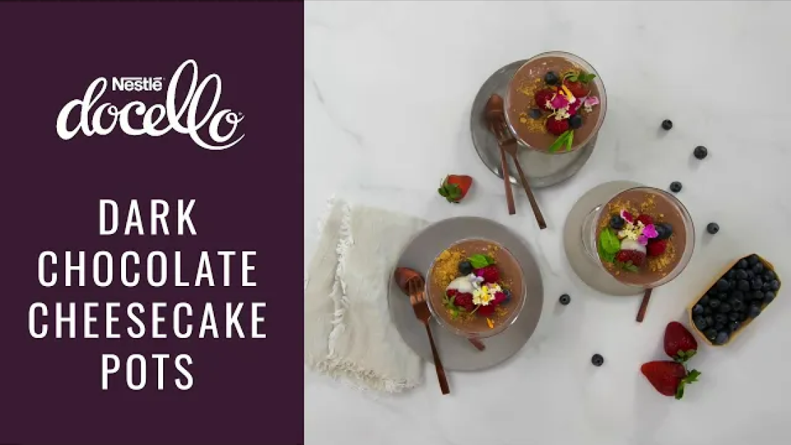 Dark Chocolate Cheesecake by Docello
