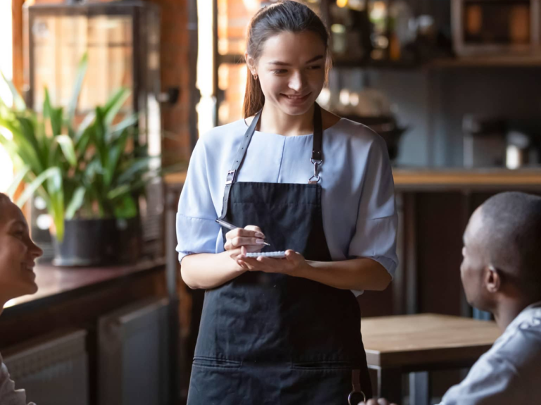 Waitress Taking Order