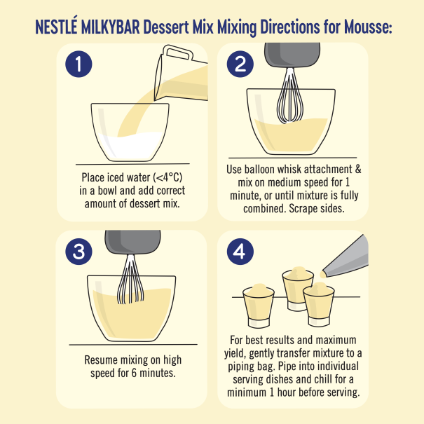 MILKYBAR Tub of dessert mix