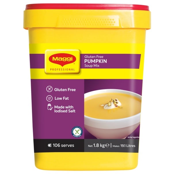 MAGGI CLASSIC Gluten Free PUMPKIN Soup Mix 1.8kg