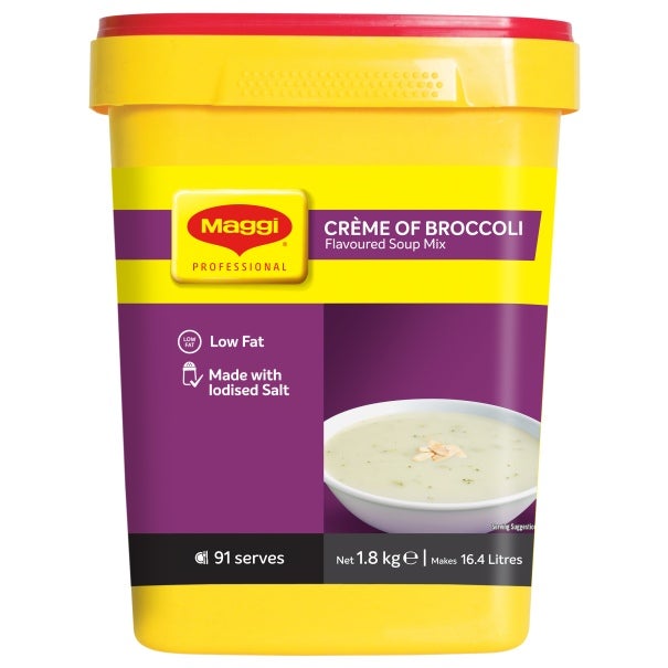 CRÈME OF BROCCOLI Flavoured Soup Mix 1.8kg