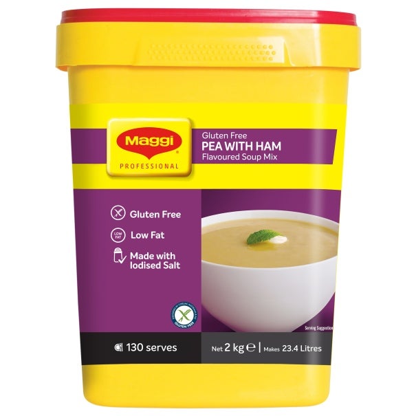MAGGI Gluten Free PEA with Ham Flavoured Soup Mix 2kg