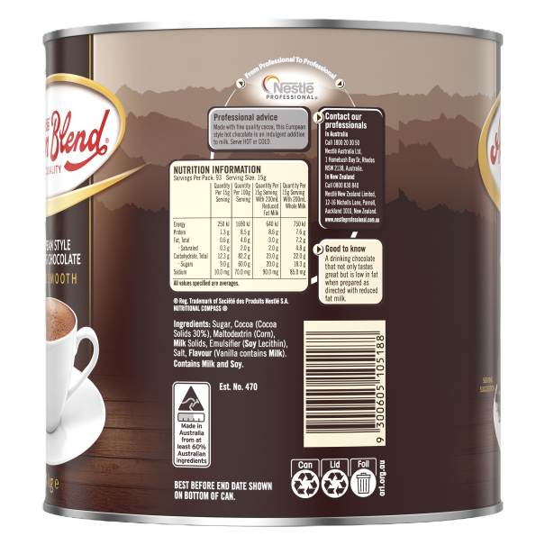 NESTLÉ ALPEN BLEND Drinking Chocolate 1.4kg