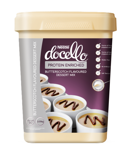 NESTLÉ DOCELLO Protein Enriched Butterscotch Flavoured Dessert Mix 2.05kg