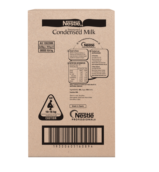 NESTLÉ Sweetened Condensed Milk 2 x 5kg
