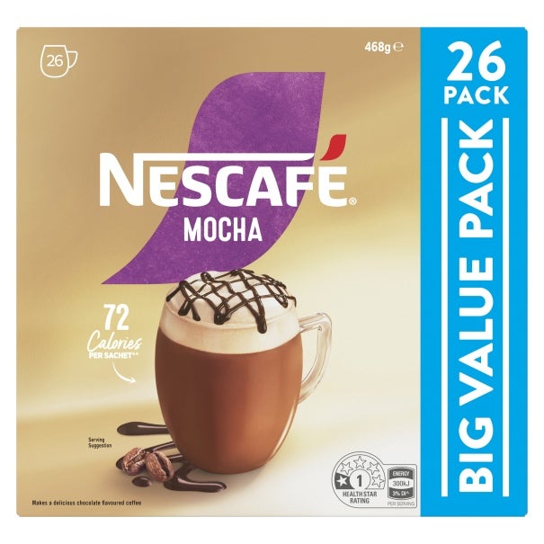 NESCAFÉ® Mocha Sachets 26 Pack