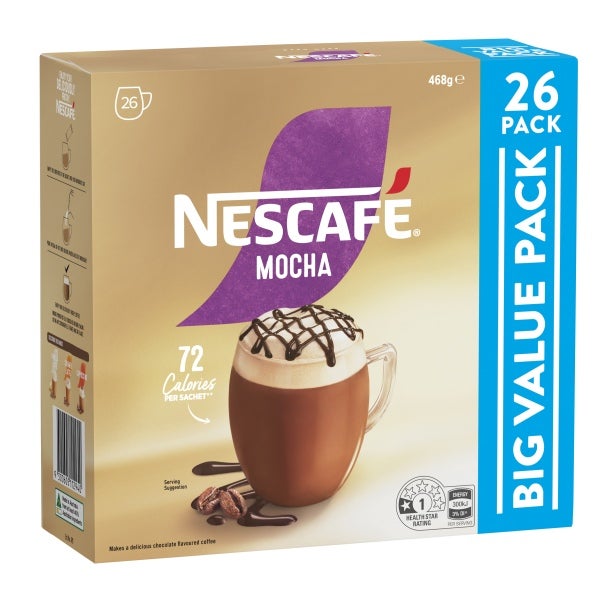 NESCAFÉ® Mocha Sachets 26 Pack