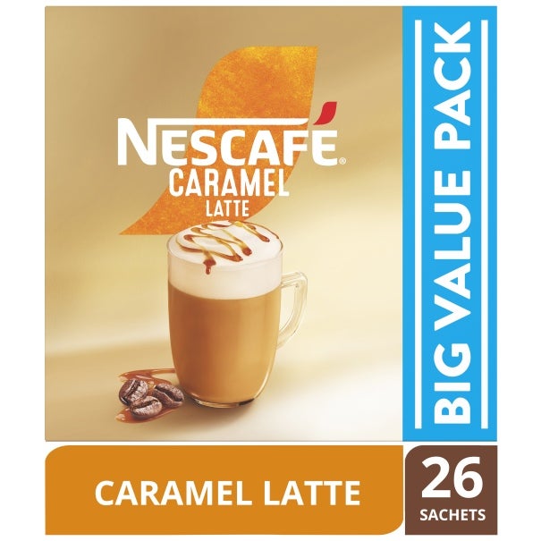 NESCAFÉ® Caramel Latte Sachets 26 Pack