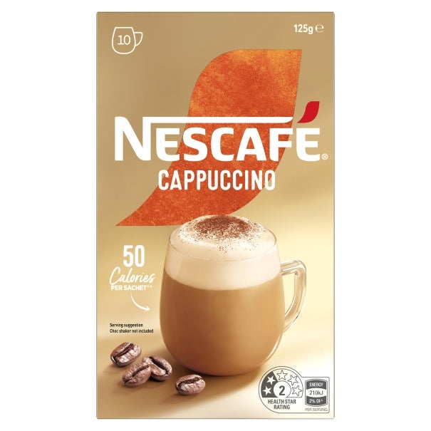 NESCAFÉ® Cappuccino Sachets 10 Pack