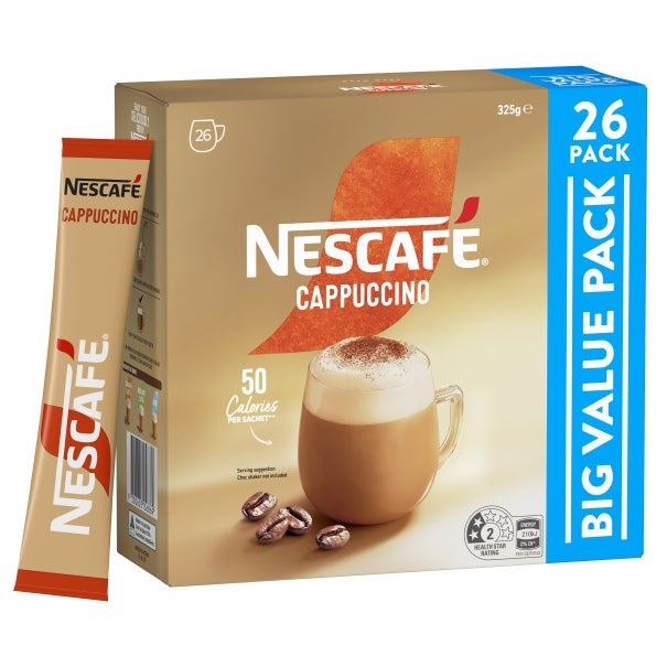 NESCAFÉ® Cappuccino Sachets 26 Pack
