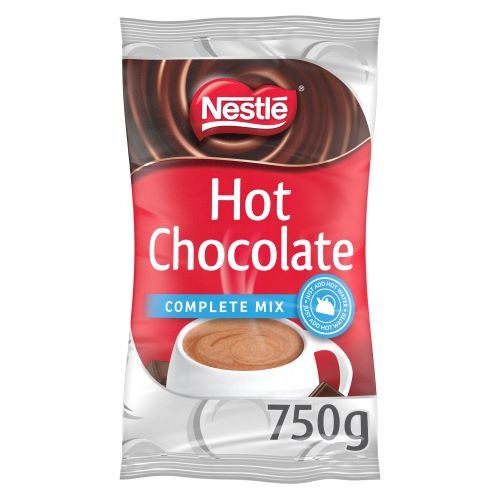 NESTLE HOT CHOC COMPLETE MIX Soft Pack 12x750g
