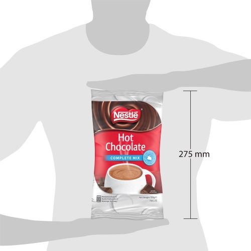 NESTLE HOT CHOC COMPLETE MIX Soft Pack 12x750g