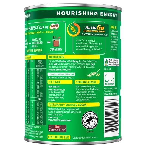 MILO TIN 12x460g