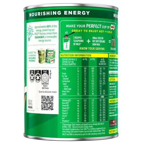 MILO TIN 12x460g