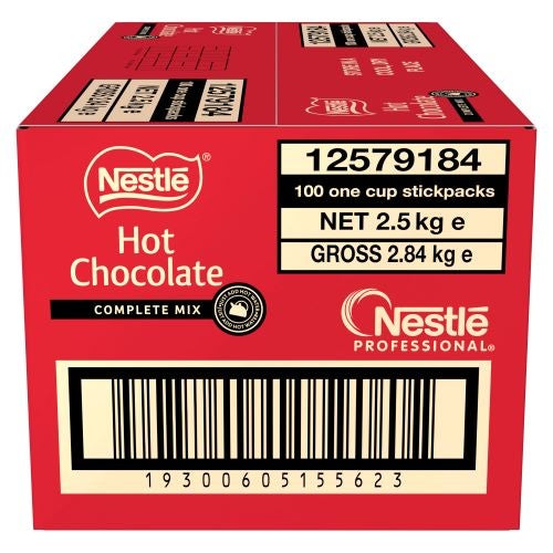 HOT CHOC COMPLETE MIX Sachet 100x25g