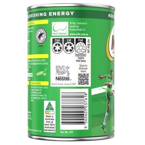 MILO Tin 200g x 12