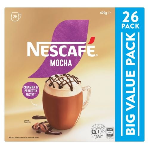 NESCAFÉ COFFEE MIX HAZENUT LATTE Sachets 3 x 26 x 18g 