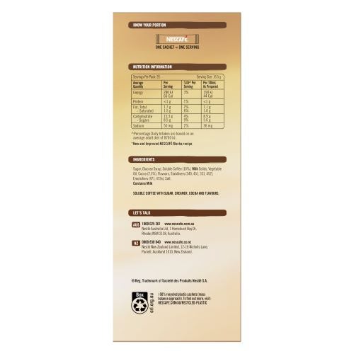 NESCAFÉ COFFEE MIX HAZENUT LATTE Sachets 3 x 26 x 18g 