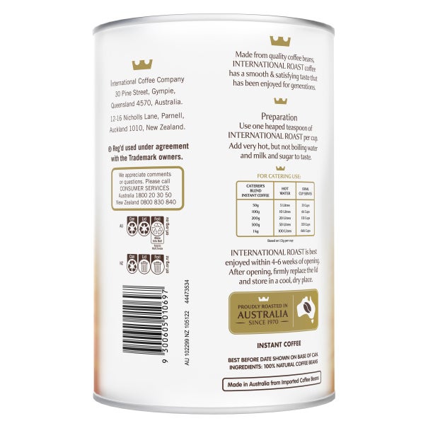 INTERNATIONAL ROAST CATERERS BLEND_Tin