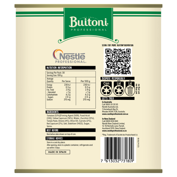 BUITONI Salsa Di Peperoni