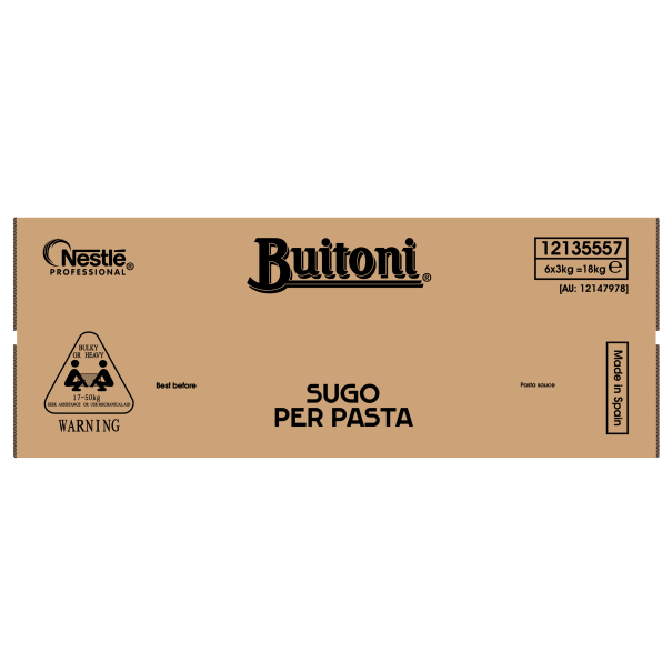 BUITONI Sugo Per Pasta 3-4 Right With Pitch