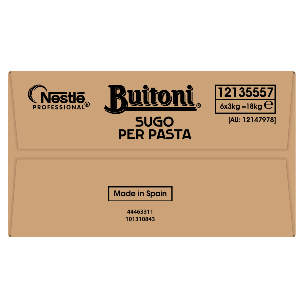 BUITONI Sugo Per Pasta 3-4 Right With Pitch