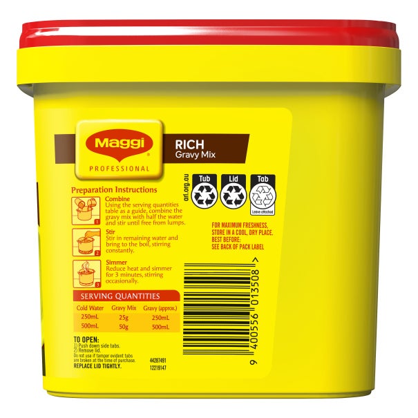  MAGGI Rich Gravy Mix 1kg x 6 Back