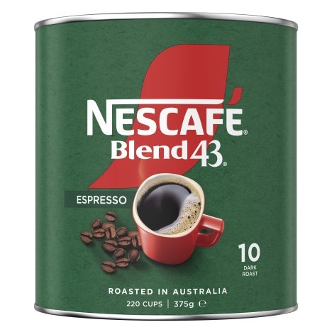 NESCAFÉ BLEND 43 ESPRESSO Tin 6x375g