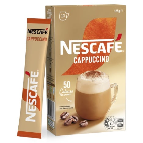 NESCAFÉ® Cappuccino Sachets 10 Pack