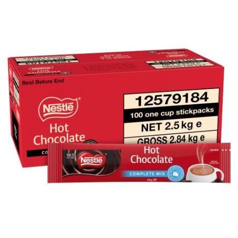 HOT CHOC COMPLETE MIX Sachet 100x25g