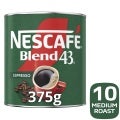 NESCAFÉ BLEND 43 ESPRESSO Tin 6x375g