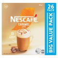 NESCAFÉ COFFEE MIX CARAMEL LATTE Sachets 3 x 26 x 17g 