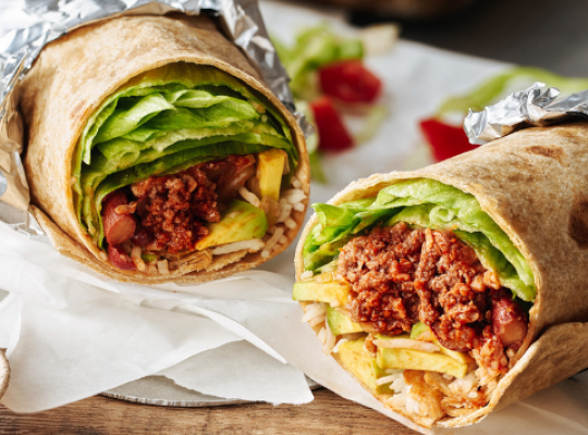 Sensational Mince Burrito