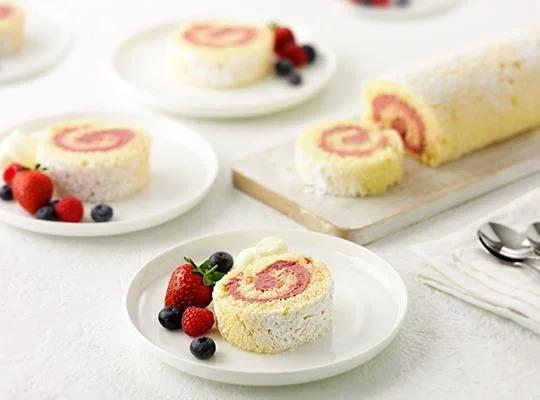 Mixed Berry Swiss Roll
