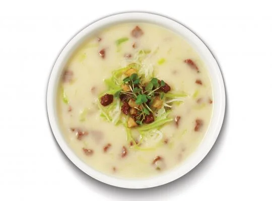 Potato Leek Chorizo Soup