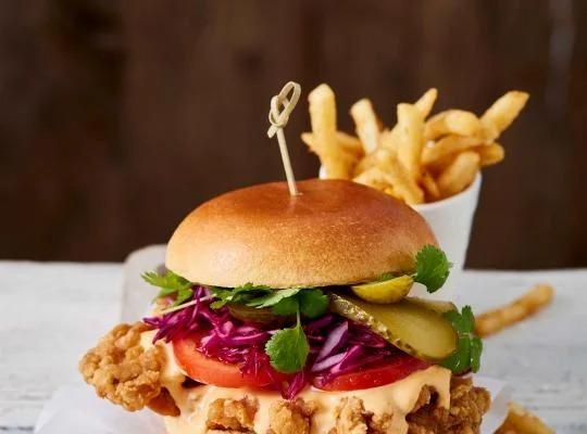 Southern Fried Chicken Burger