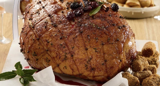 Glazed Ham with a native twist