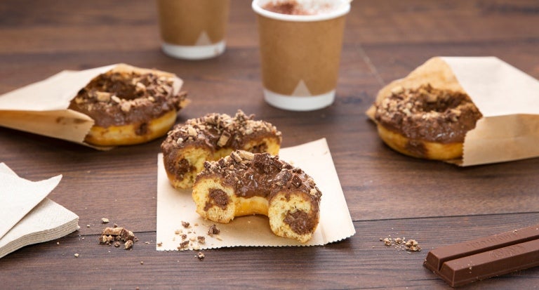 Brioche Doughnut made with KITKAT Spread