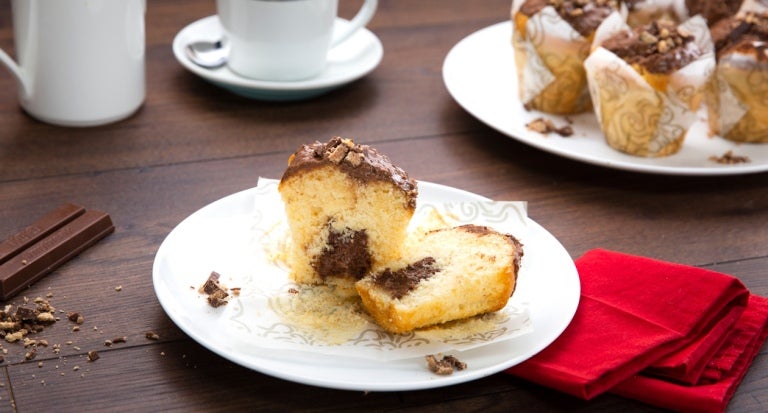 Vanilla Cupcake made with KITKAT Spread Recipe