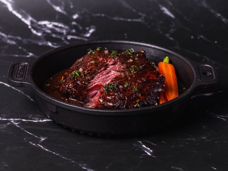Beef Cheek with Pepper Berry Jus