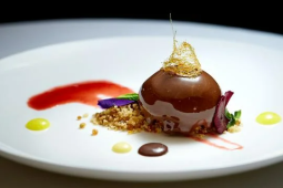 Duo of Dark Chocolate and Kahlua Mousse