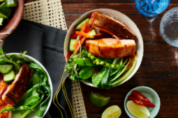 Teriyaki Salmon Poke Bowl